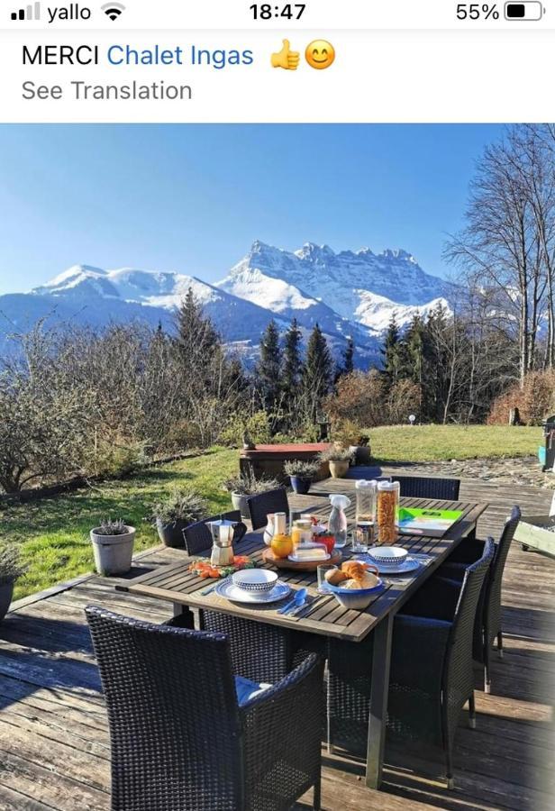 Chalet Ingas Troistorrents Exterior photo